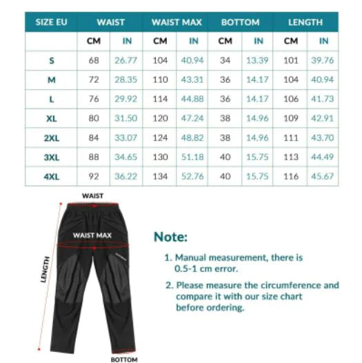 ROCKBROS Pantaloni invernali Uomo Pantaloncini da ciclismo antivento Thermo Cycling Shorts M-4XL