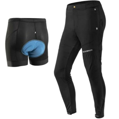 ROCKBROS Pantaloncini da ciclismo su strada imbottiti da uomo Pantaloncini da ciclismo MTB