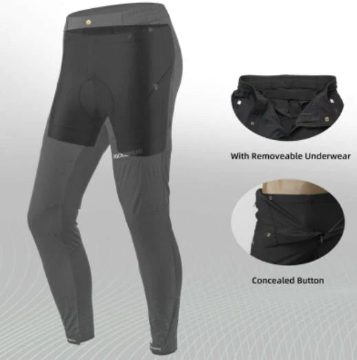 ROCKBROS Pantaloncini da ciclismo su strada imbottiti da uomo Pantaloncini da ciclismo MTB