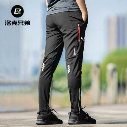 ROCKBROS Pantaloncini da ciclismo Pantaloni lunghi da ciclismo Uomo Sport Casual Nero