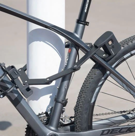 Blocco bici ROCKBROS pieghevole Bluetooth con impronta digitale e staffa di bloccaggio