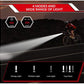 ROCKBROS Luce anteriore a LED per bicicletta ricaricabile via USB, luce impermeabile IPX6 da 400 lumen con 4 modalità fisse e lampeggianti per mountain bike e bici da strada