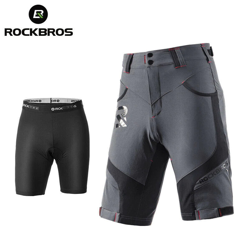 Pantaloncini ROCKBROS Elite con pantaloncini interni e imbottitura Uomo