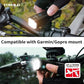 TOWILD CL1200 Garmin/GoPro Mount Compatibile 1200 4000mAh Batteria Luce per bici impermeabile per pendolari