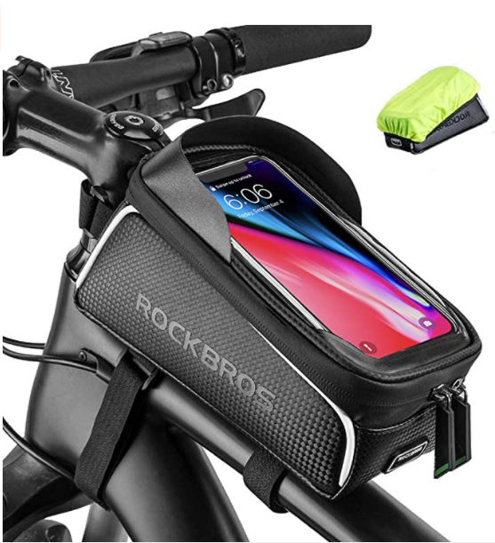 ROCKBROS 017 Borsa telaio bici con touchscreen per cellulare fino 6.5 pollici