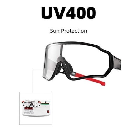 ROCKBROS 10161 Occhiali da sole sportivi fotocromatici Protezione UV400