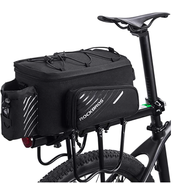 ROCKBROS A9-BK Borsa portabagagli bici borse laterali pieghevoli 9-12L