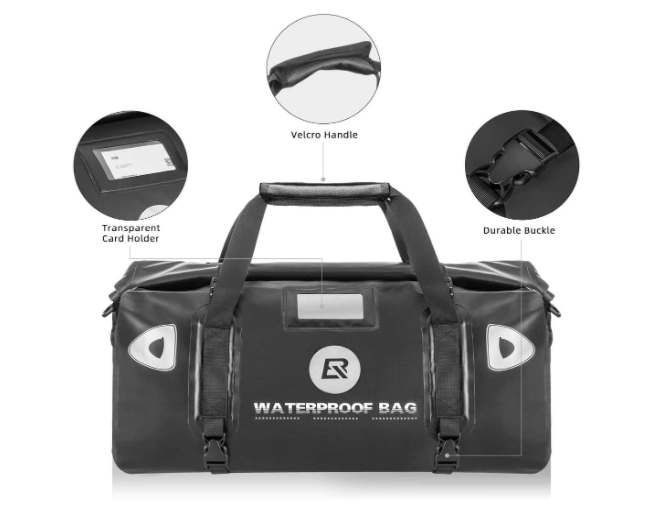 ROCKBROS AS-005 Borsa a rullo borsa posteriore borsa portabagagli moto borsa da sella