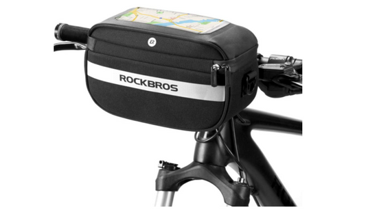 ROCKBROS B27 Borsa manubrio bici PVC touchscreen portacellulare 4,5L