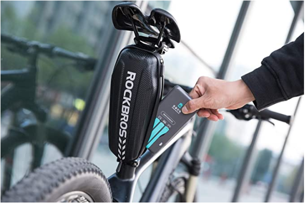 ROCKBROS B61 Borsa telaio bici impermeabile nera L 1.5L