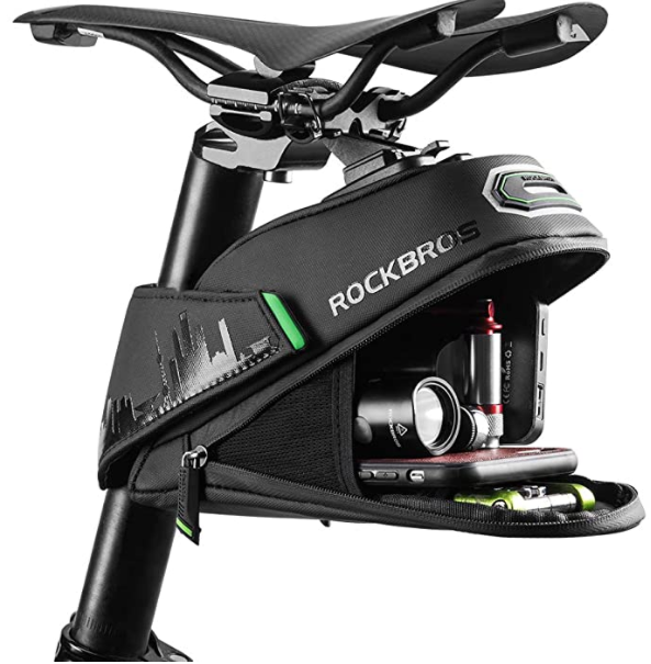 ROCKBROS C27 Borsa sella bici impermeabile nera