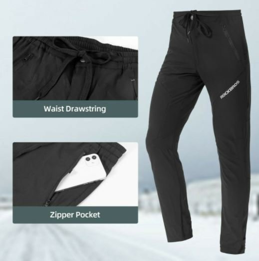 ROCKBROS Donna Uomo Pantaloncini da ciclismo Pantaloni lunghi per sport all'aria aperta