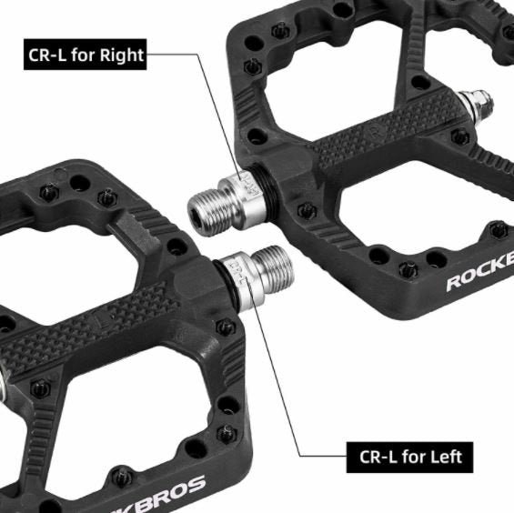 ROCKBROS Pedali bici MTB Bici da strada 9/16 pollici 3 Cuscinetti sigillati