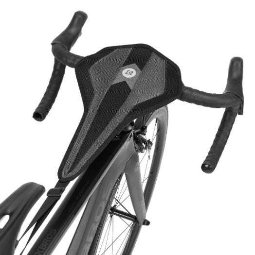 ROCKBROS raccogli sudore da bicicletta per rullo trainer anti-sudore permeabile all'aria grigio