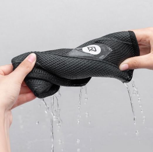 ROCKBROS raccogli sudore da bicicletta per rullo trainer anti-sudore permeabile all'aria grigio