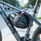 ROCKBROS Casco Antifurto Mini Bici Moto Cavo Lucchetto a Combinazione Nero