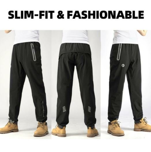 ROCKBROS Pantaloni da ciclismo Pantaloni da pioggia impermeabili Traspiranti Fitness Sport