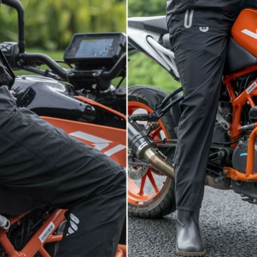 ROCKBROS Pantaloni da ciclismo Pantaloni da pioggia impermeabili Traspiranti Fitness Sport