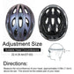 ROCKBROS Casco bici corsa TT-16-C con occhialoni a lenti sfumate