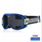 ROCKBROS Occhiali da sci per ragazze Ragazzi Occhiali per bambini Occhiali da sci invernali antiappannamento blu