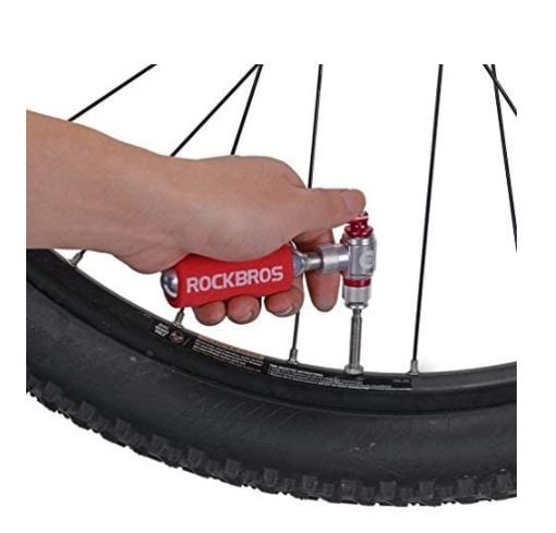 ROCKBROS SLAM-CO2 Gonfiatore a CO2 Mini gonfiatore per bici con manicotto isolato