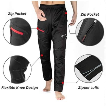 ROCKBROS Set giacca e pantaloni da ciclismo invernali