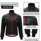 ROCKBROS YPW021 Bici giacca invernale impermeabile antivento M-4XL