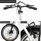 VecoCraft E-Pax bicicletta elettrica pieghevole 20 pollici E Bike 250W motore Shimano 7 velocita