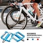 ROCKBROS K306 Pedali da bici piatti 9/16 pollici in alluminio con cuscinetti sigillati tre colori